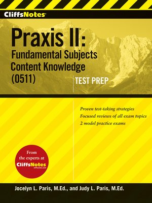 cover image of CliffsNotes Praxis II